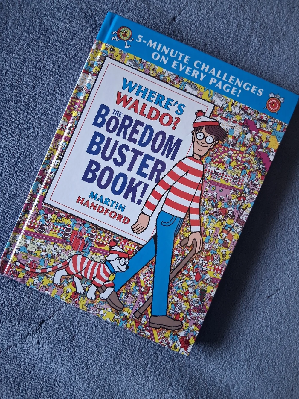 ​Where's Waldo The Boredom Buster Book - Blue/Red Kids Activity Book